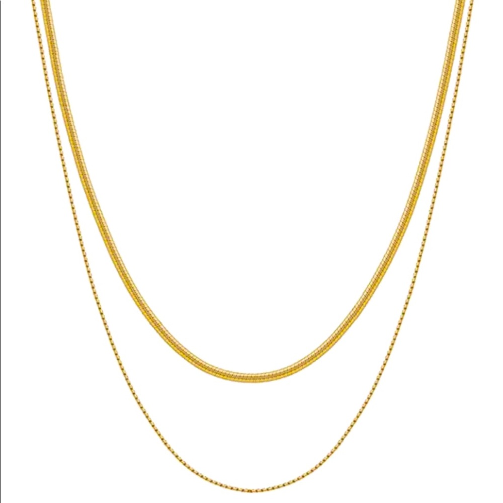 ✨✨Layered Necklace Set / Herringbone Necklace✨✨ - Picture 2 of 4